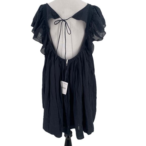 Free People Hailey Scoop Neck Cap Sleeve Mini Swing Dress New with tags Size XS - Picture 6 of 11